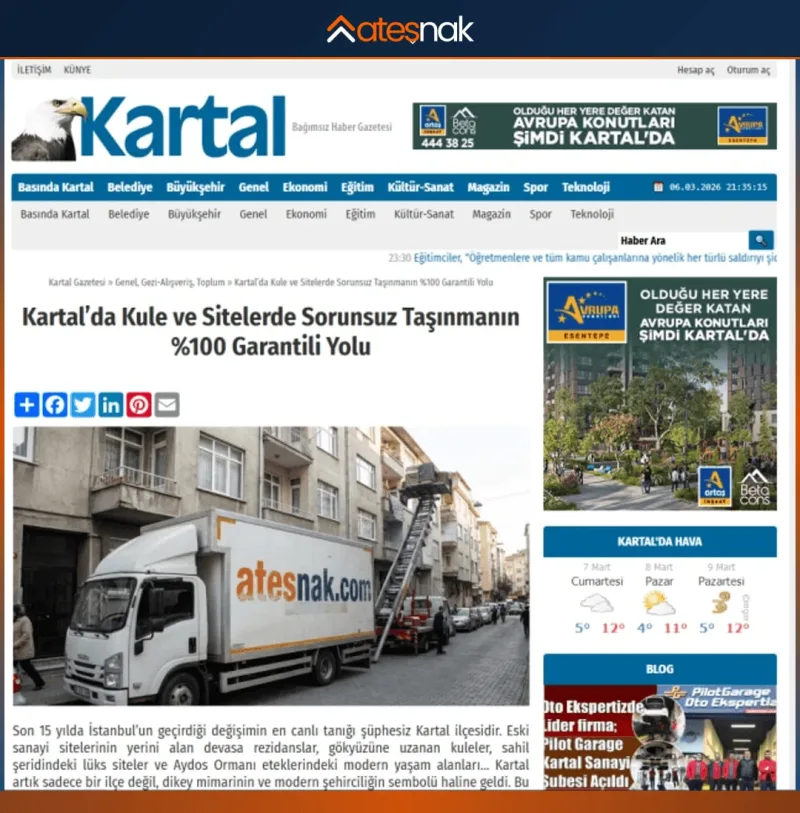 Kartal Gazetesi - Basında Ateşnak