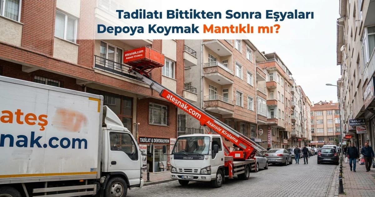 Tadilat Sonrası Pendik Eşya Depolama ile Eşyaları Korumak Mantıklı mı?