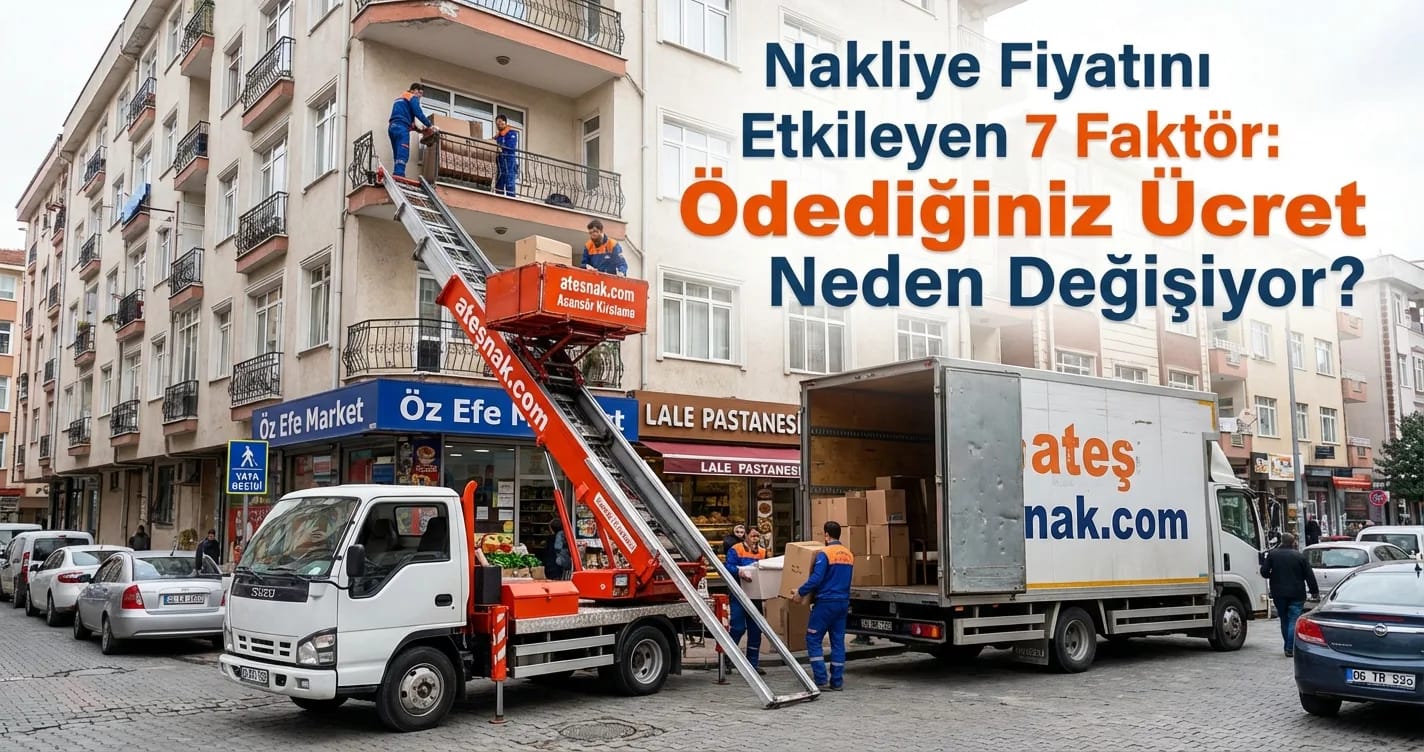 Nakliye fiyatlarını etkileyen faktörler ve evden eve taşıma hesaplama detayları