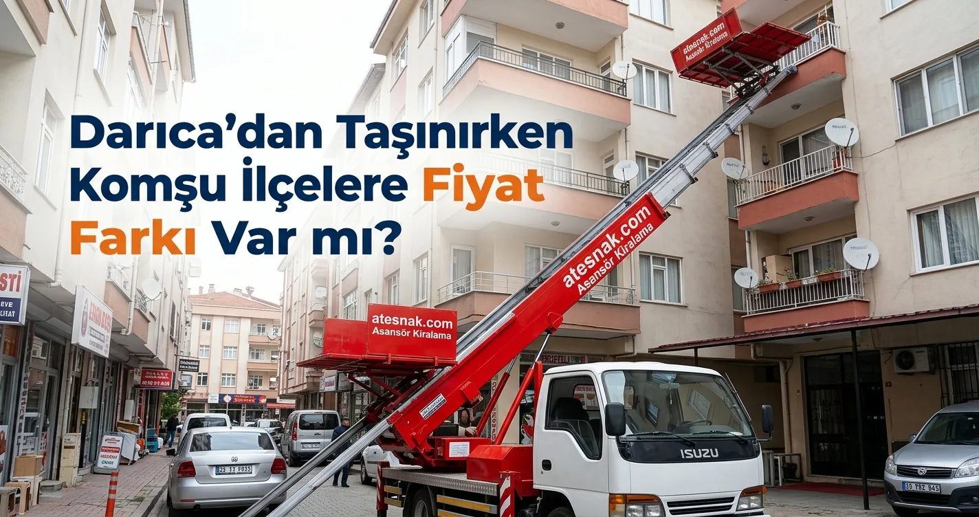 Darıca'dan komşu ilçelere nakliyat süreci