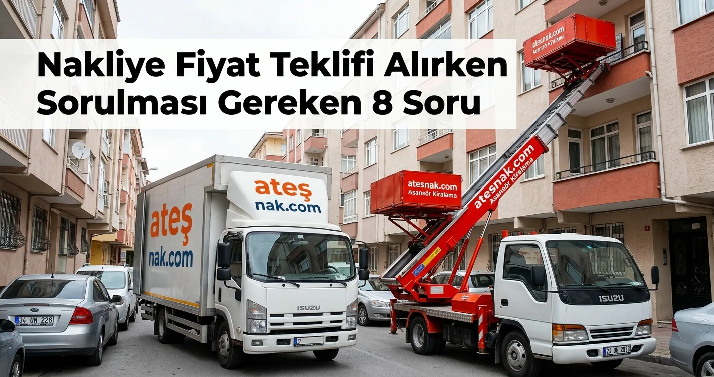 Nakliye fiyat teklifi alırken dikkat edilmesi gerekenler ve evden eve nakliyat hesaplama yöntemleri