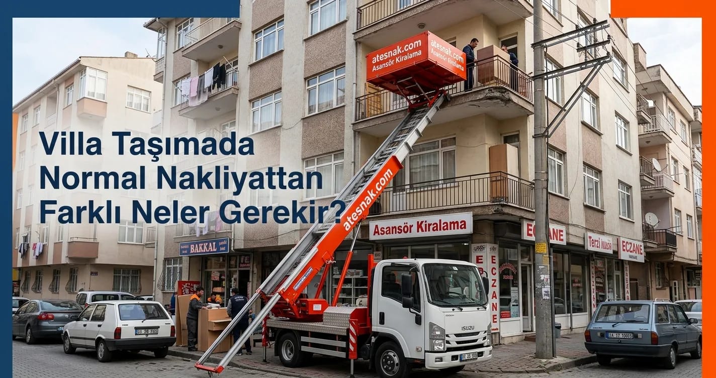 Villa taşıma ve profesyonel nakliyat süreci