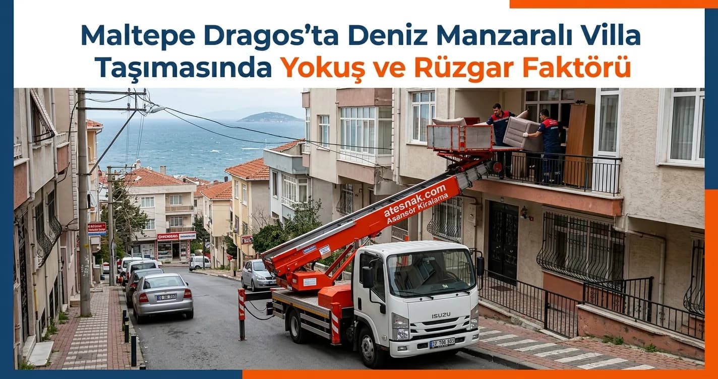Maltepe Dragos Villa Taşıma: Deniz Manzaralı Konumlarda Yokuş ve Rüzgar Faktörü